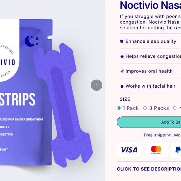 4Pks Brand new Nasal Strips for better sleep, less snoring. - Picture 4 of 5